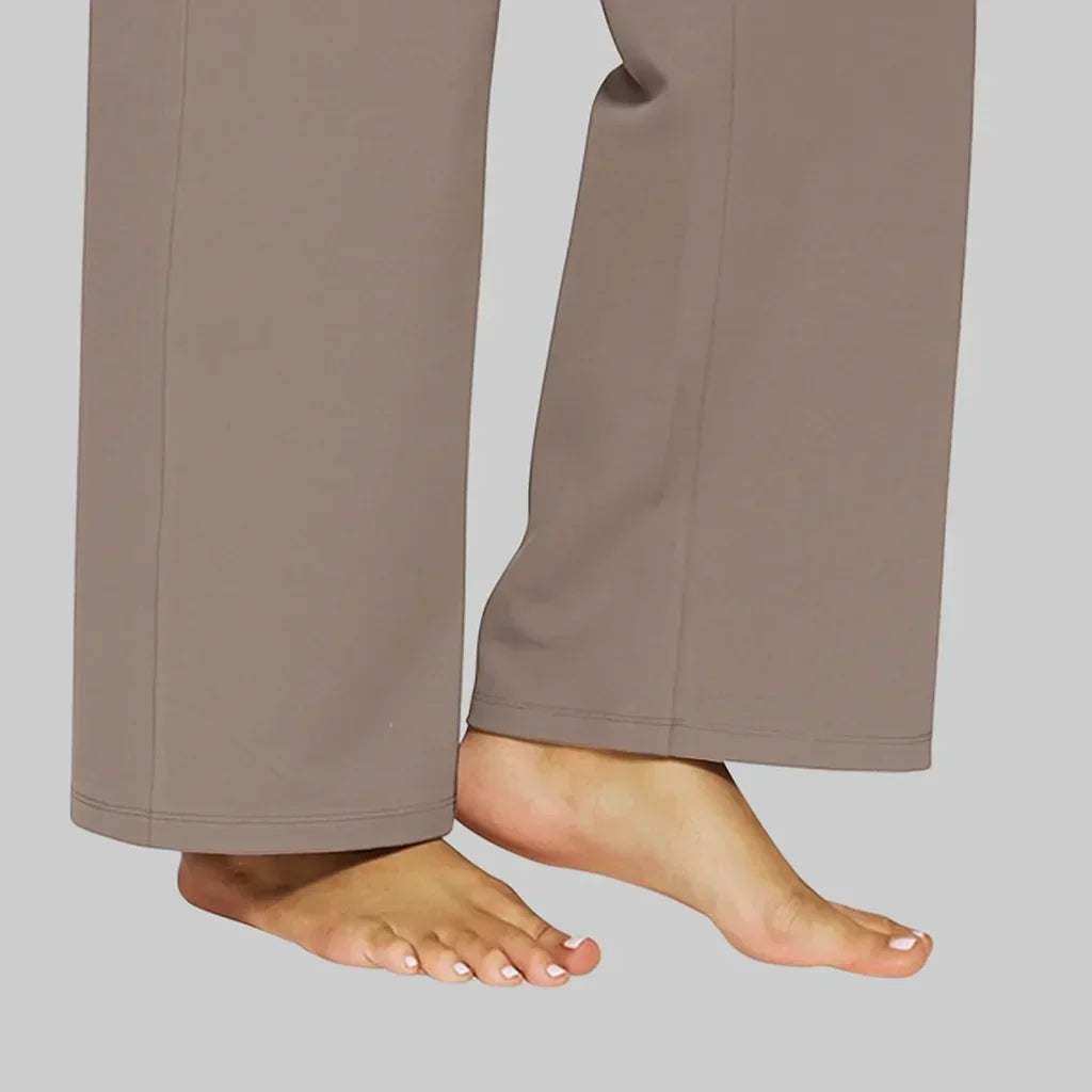 Ruth | Sophisticated High-Waisted Wide-Leg Flare Leggings