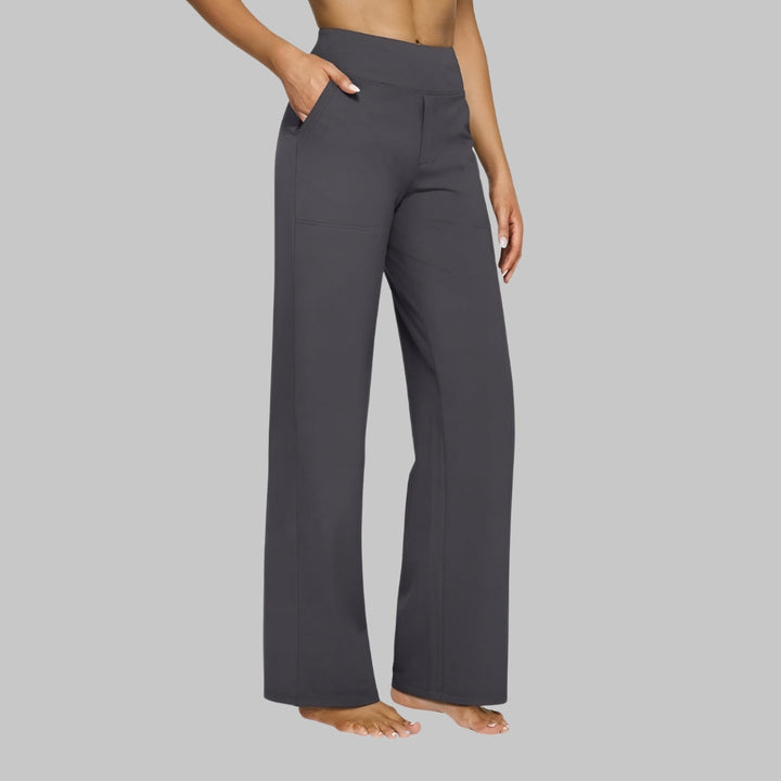 Ruth | Sophisticated High-Waisted Wide-Leg Flare Leggings