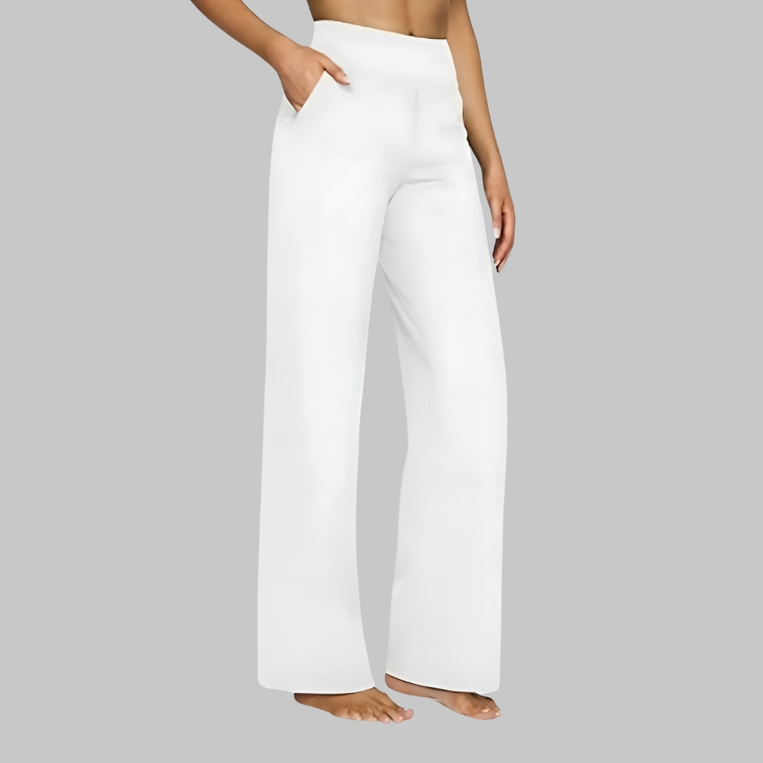 Ruth | Sophisticated High-Waisted Wide-Leg Flare Leggings