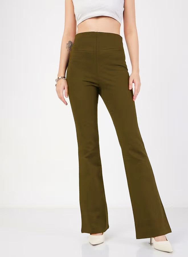 Samantha | Classic High-Waisted Bootcut Flare Leggings