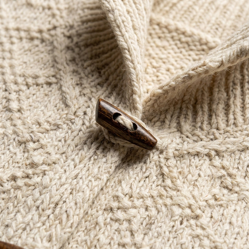 Samantha | Classic Toggle Button Knit Sweater Vest