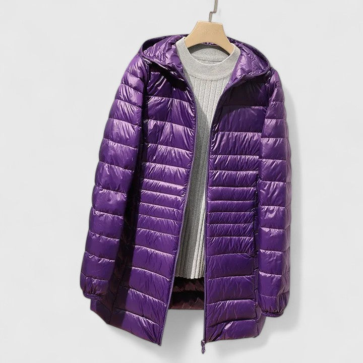 Sara | Effortless Lightweight Hooded Puffer Jacket