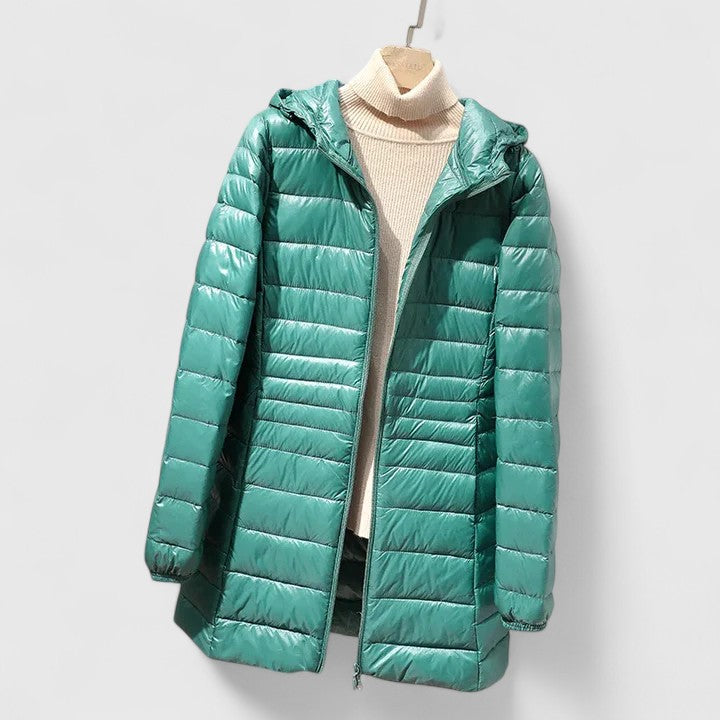 Sara | Effortless Lightweight Hooded Puffer Jacket