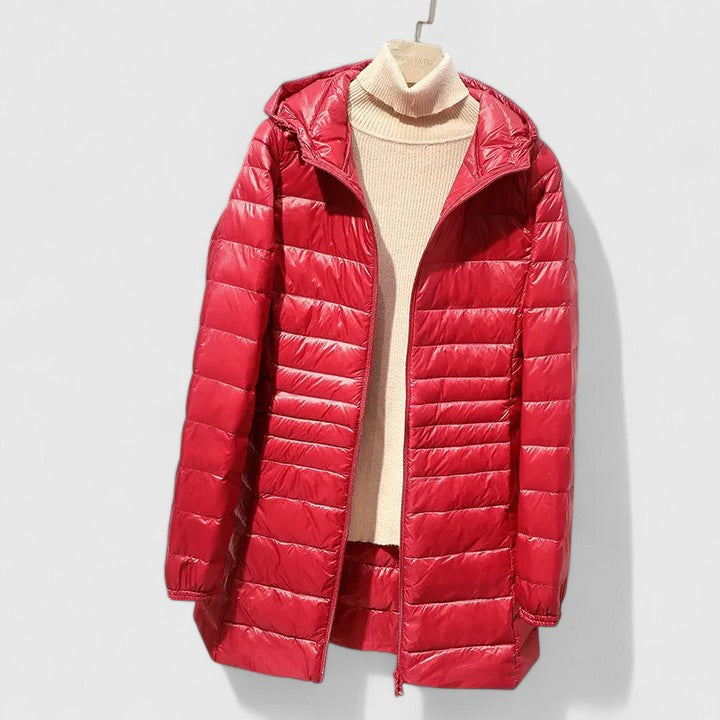 Sara | Effortless Lightweight Hooded Puffer Jacket