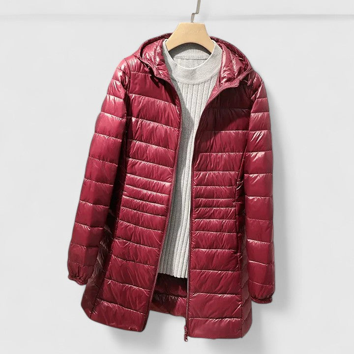 Sara | Effortless Lightweight Hooded Puffer Jacket