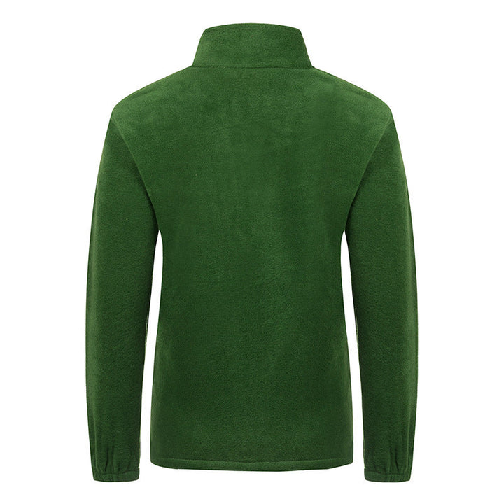 Sarah | Effortless Stand Collar Full Zip Fleece Jacket