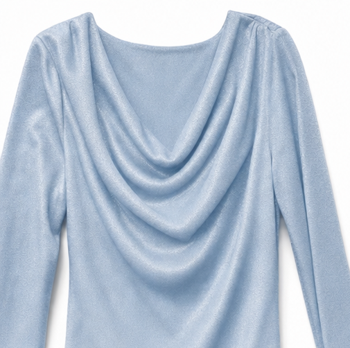 Sarah | Relaxed Cowl Neck Velvet Holiday Dress