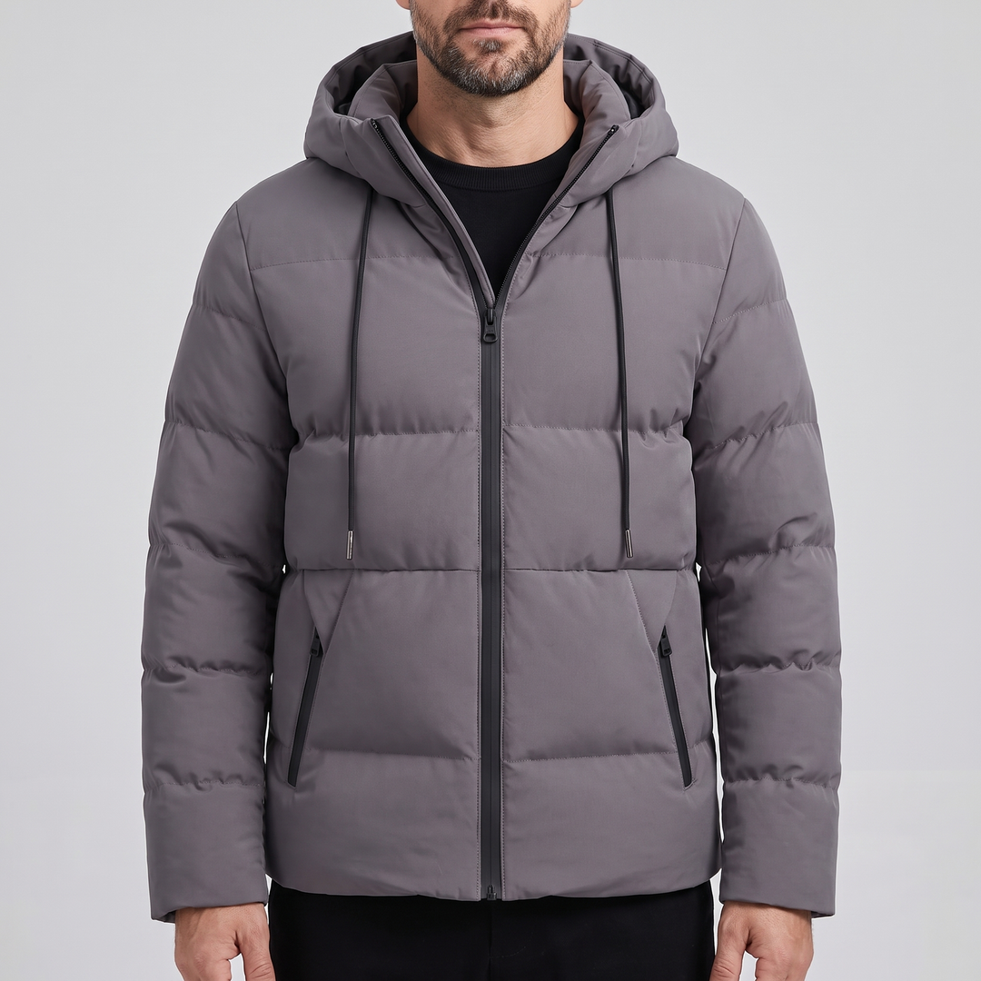 Scott | Quilted Hooded Mens Puffer Jacket