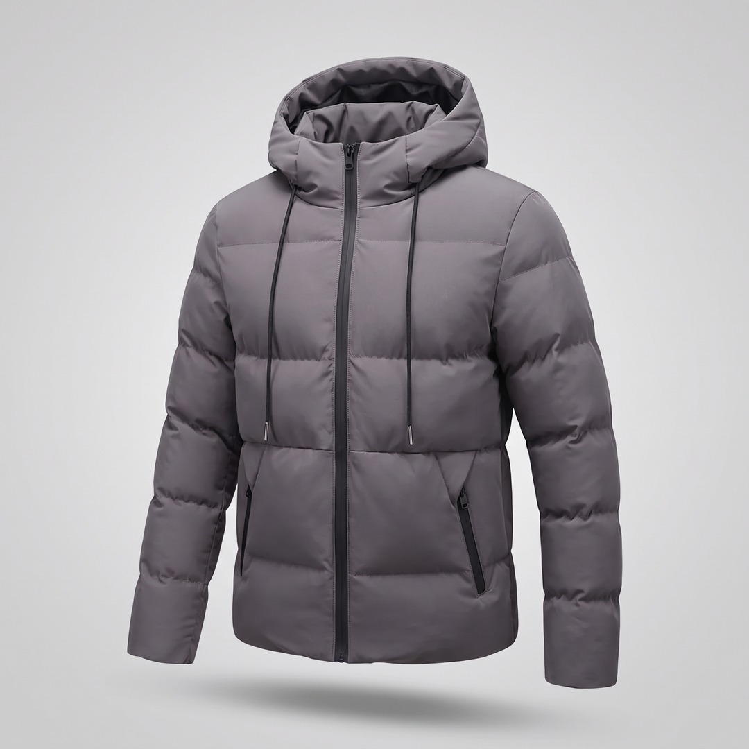 Scott | Quilted Hooded Mens Puffer Jacket