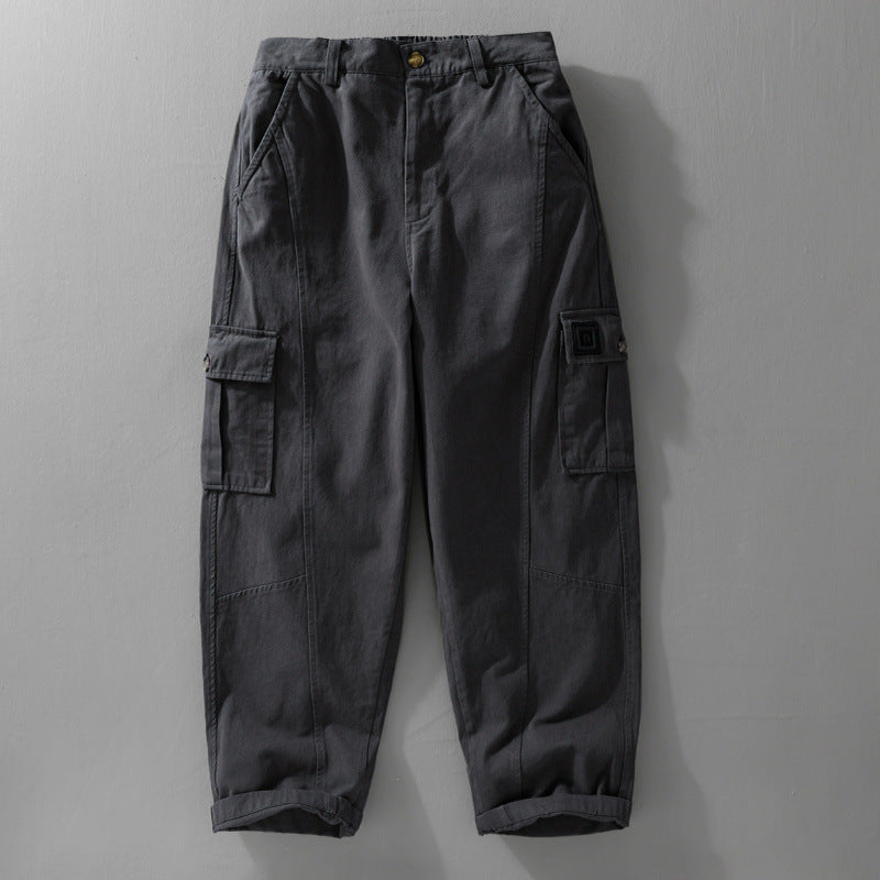 Scott | Relaxed Tapered Cargo Pants with Utility Pockets
