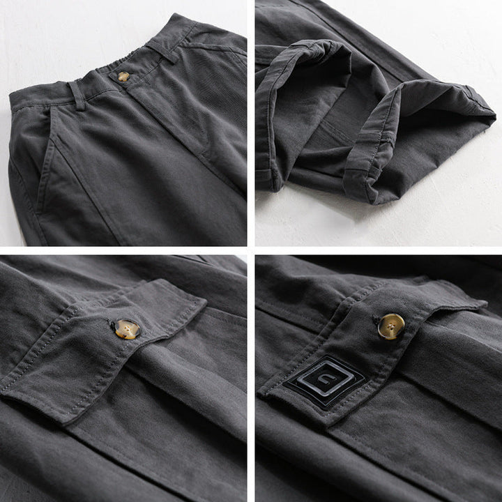 Scott | Relaxed Tapered Cargo Pants with Utility Pockets