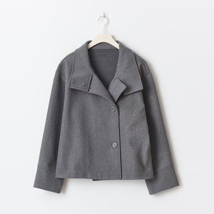 Shirley | Refined Oversized Button-Front Pea Coat