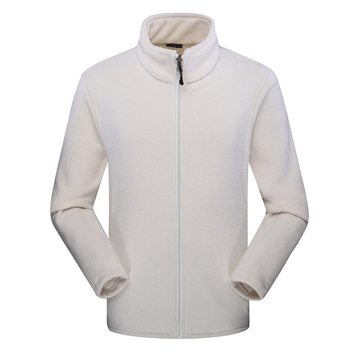 Shirley | Refined Stand-Up Collar Full-Zip Fleece Jacket