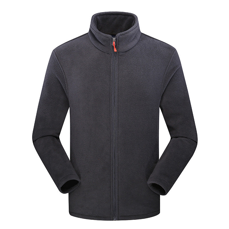 Shirley | Refined Stand-Up Collar Full-Zip Fleece Jacket