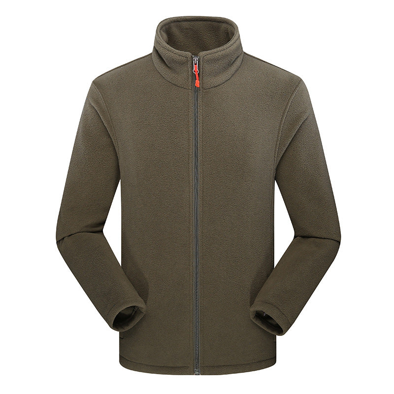 Shirley | Refined Stand-Up Collar Full-Zip Fleece Jacket