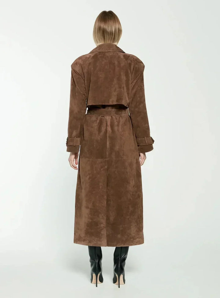 Shirley | Sophisticated Belted Double-Breasted Trench Coat