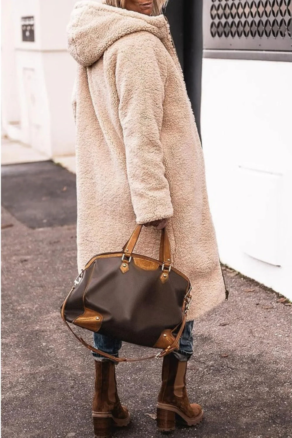 Sophia | Effortless Reversible Hooded Long Puffer Jacket