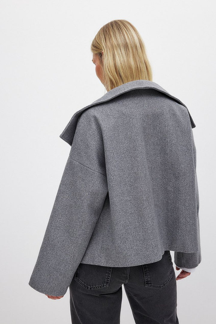 Sophia | Sophisticated Double-Breasted Oversized Pea Coat