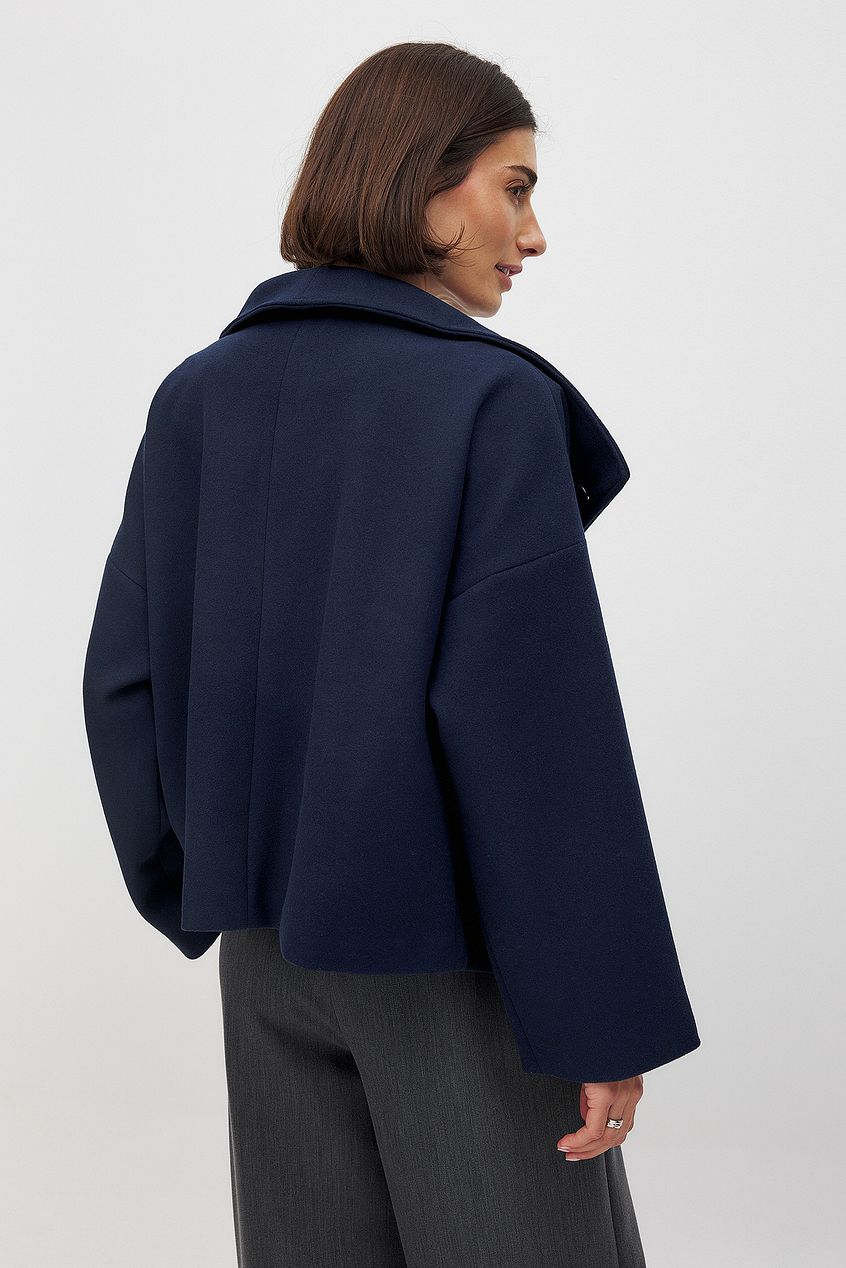 Sophia | Sophisticated Double-Breasted Oversized Pea Coat