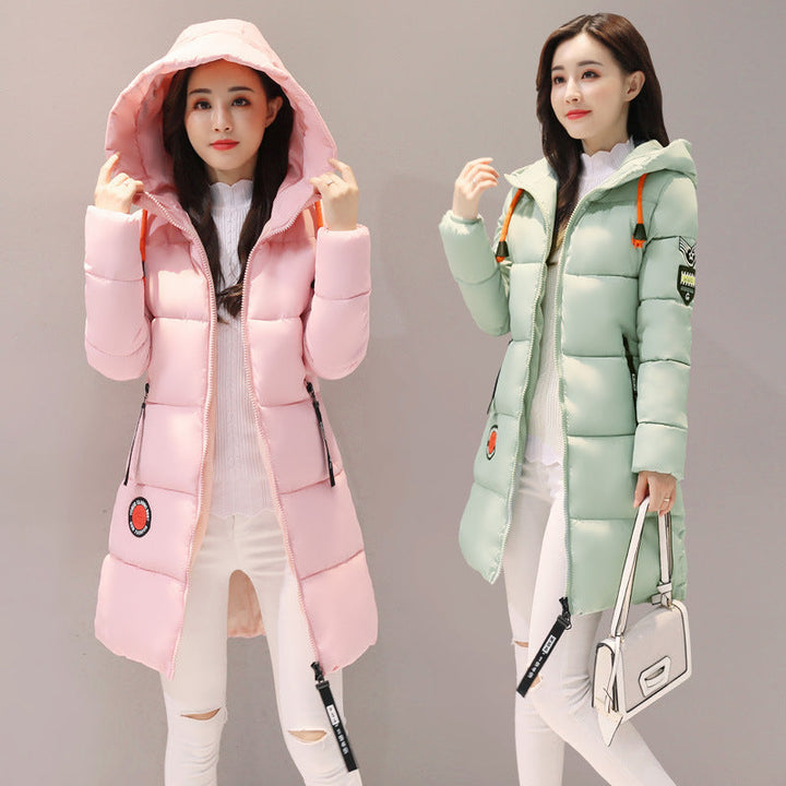 Stephanie | Cozy Hooded Longline Winter Puffer Jacket
