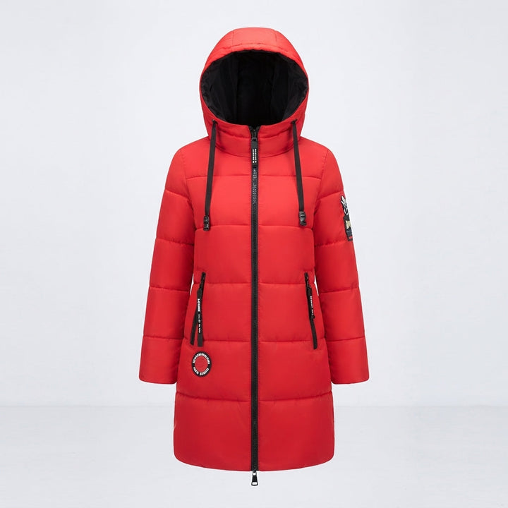 Stephanie | Cozy Hooded Longline Winter Puffer Jacket