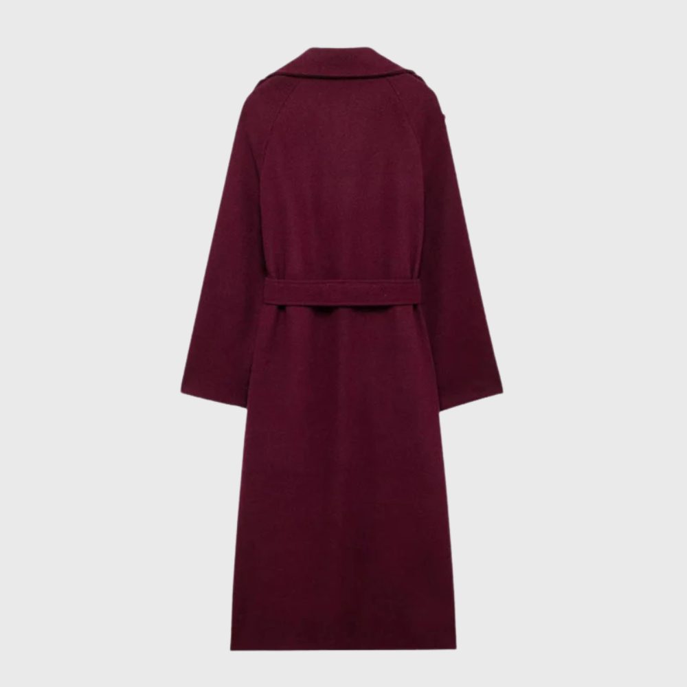 Stephanie | Timeless Belted Double-Breasted Pea Coat