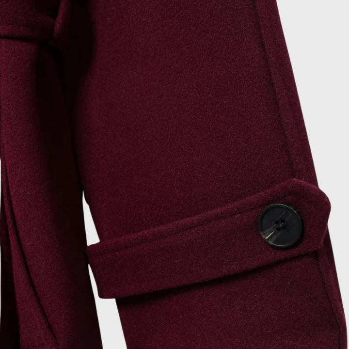 Stephanie | Timeless Belted Double-Breasted Pea Coat