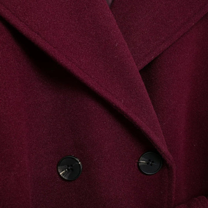 Stephanie | Timeless Belted Double-Breasted Pea Coat