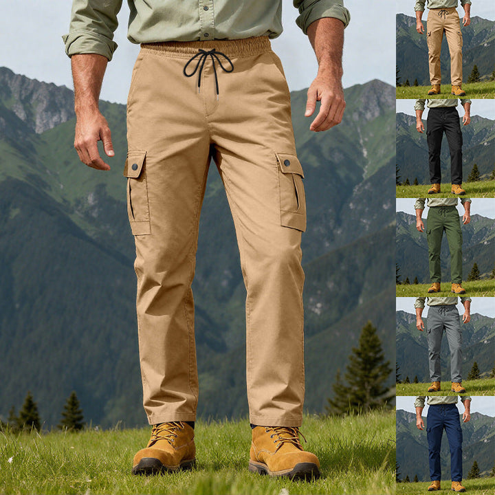 Steven | Effortless Straight Leg Tactical Cargo Pants