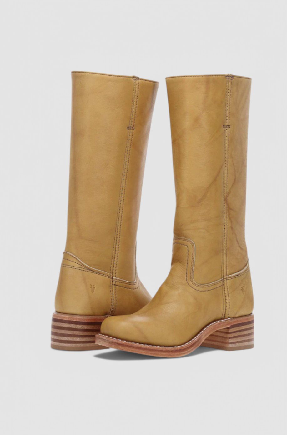 Susan | Effortless Stacked-Heel Knee High Boots