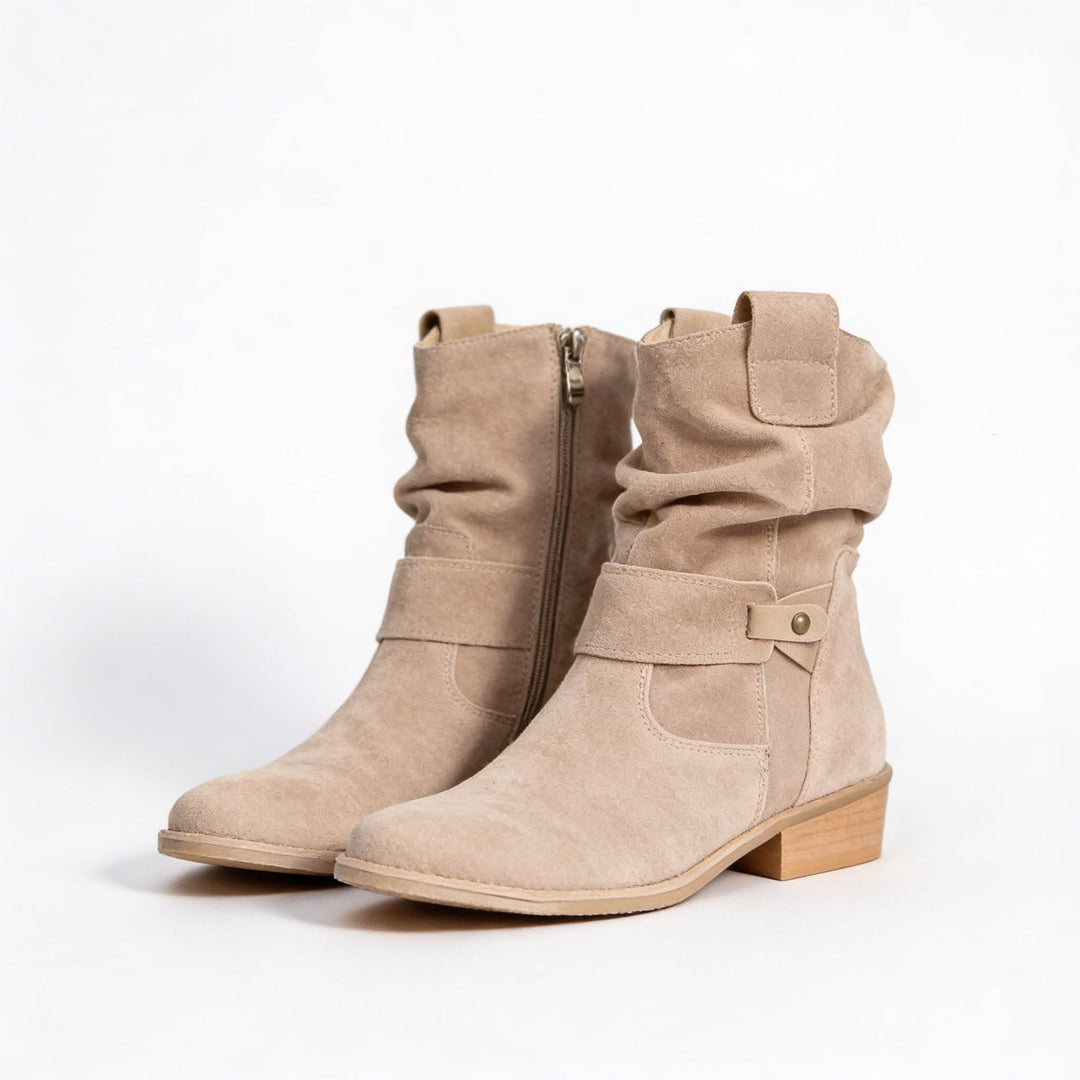 Susan | Refined Slouch Western Ankle Boots