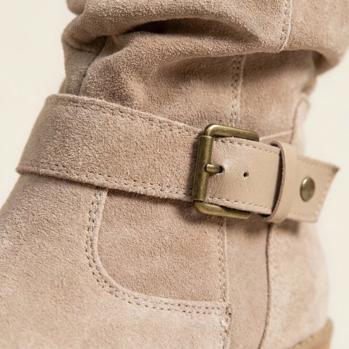 Susan | Refined Slouch Western Ankle Boots