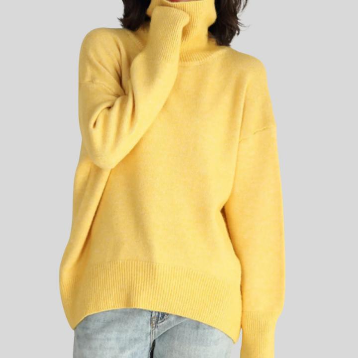 Susan | Relaxed Oversized Long Sleeve Turtleneck Sweater