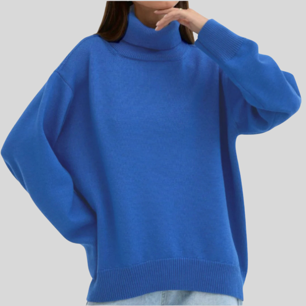 Susan | Relaxed Oversized Long Sleeve Turtleneck Sweater