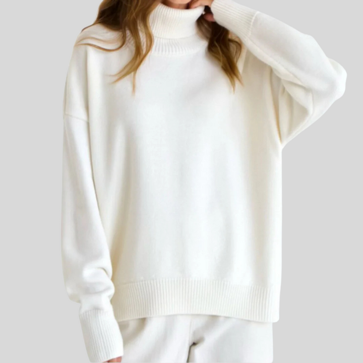 Susan | Relaxed Oversized Long Sleeve Turtleneck Sweater