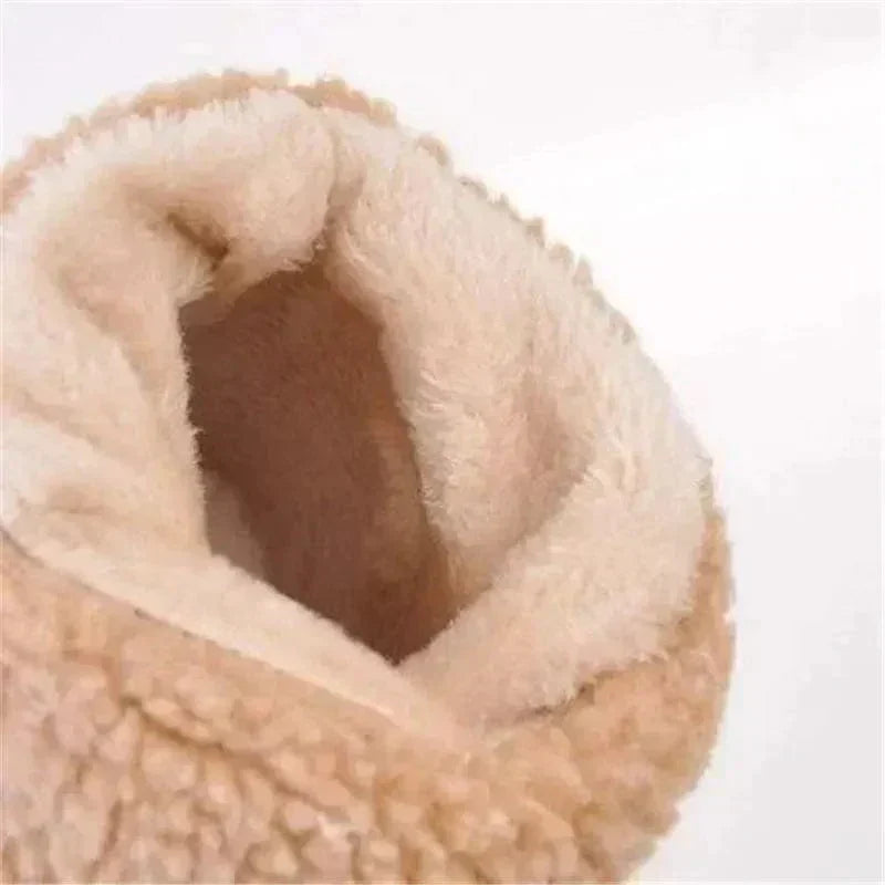 Teresa | Classic Faux Fur Cuff Mid-Calf Winter Boots