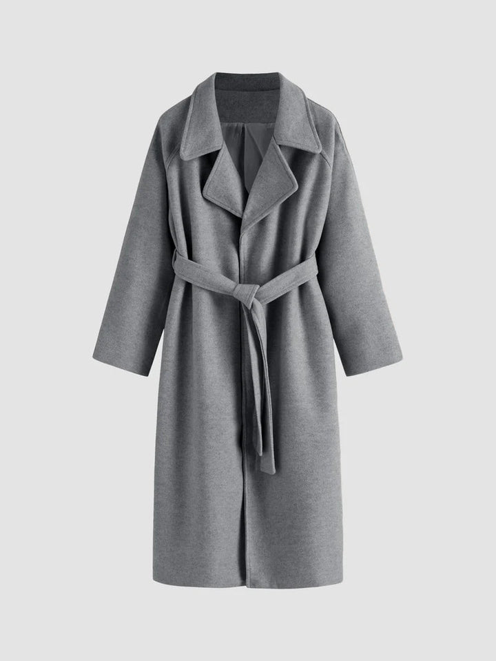 Teresa | Cozy Belted Longline Camel Coat