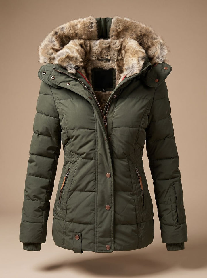 Teresa | Cozy Quilted Hooded Winter Puffer Jacket