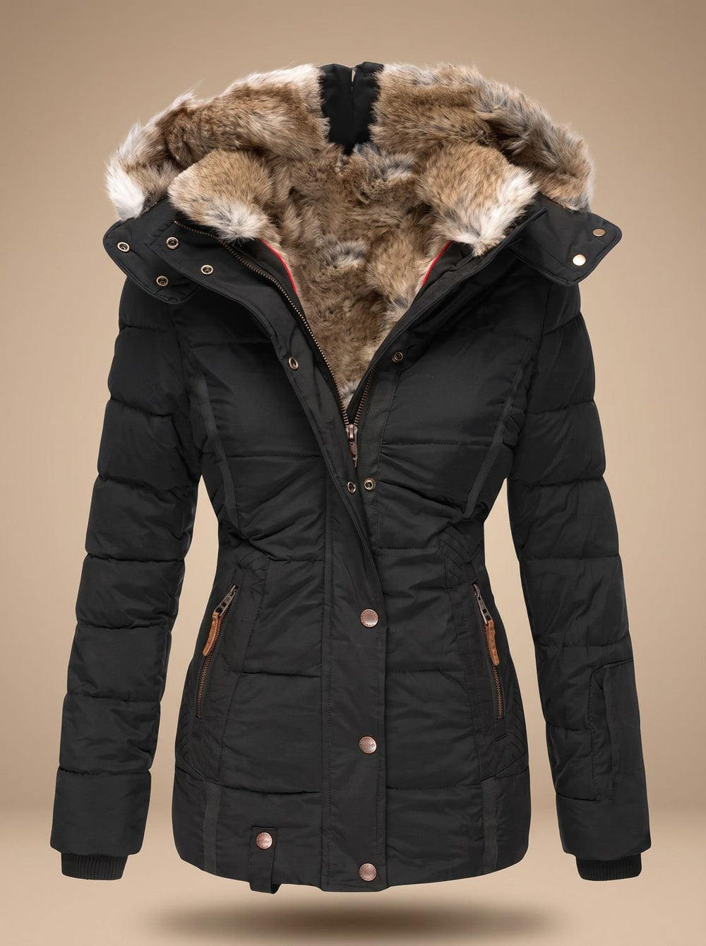 Teresa | Cozy Quilted Hooded Winter Puffer Jacket