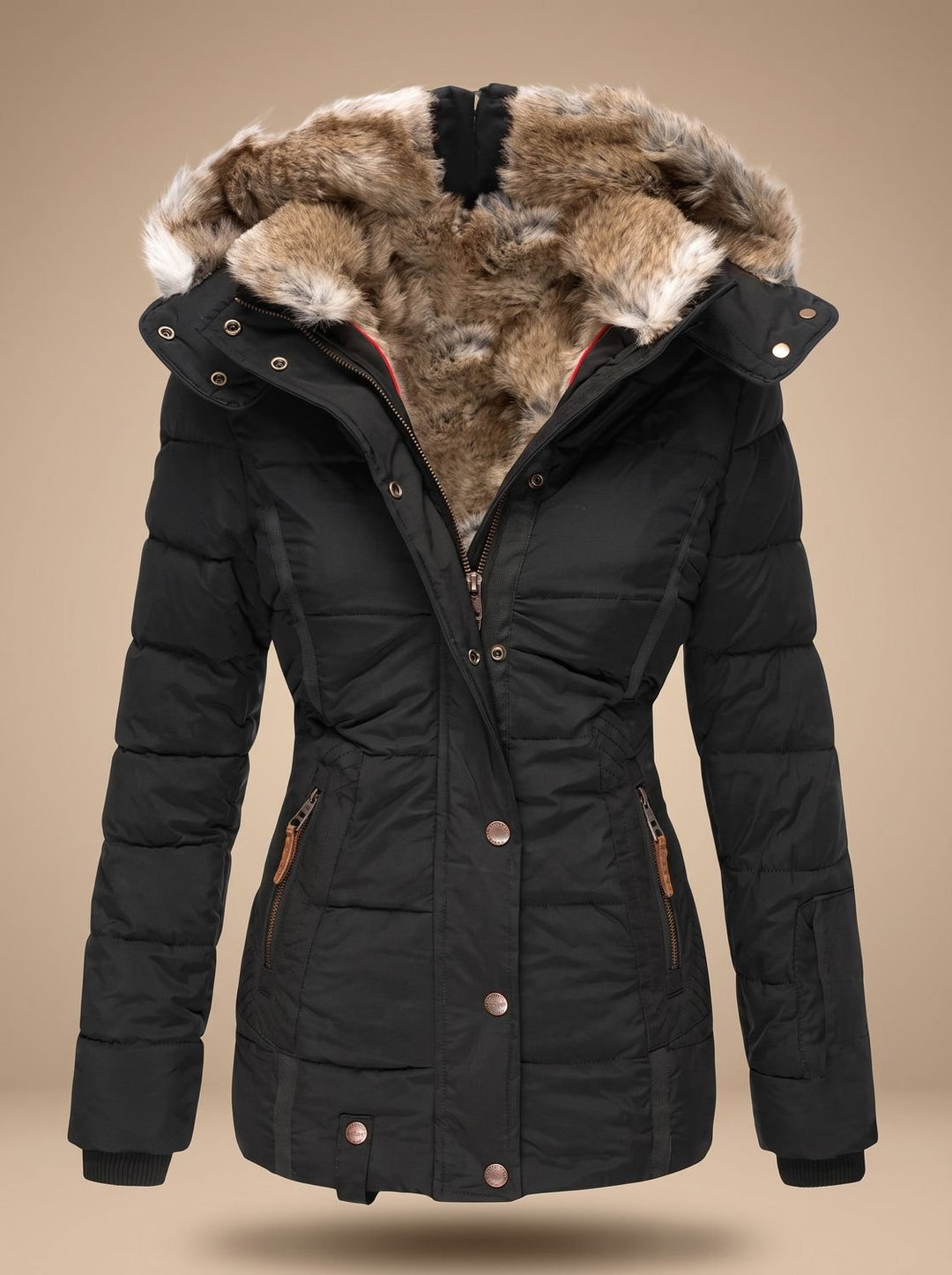 Teresa | Cozy Quilted Hooded Winter Puffer Jacket