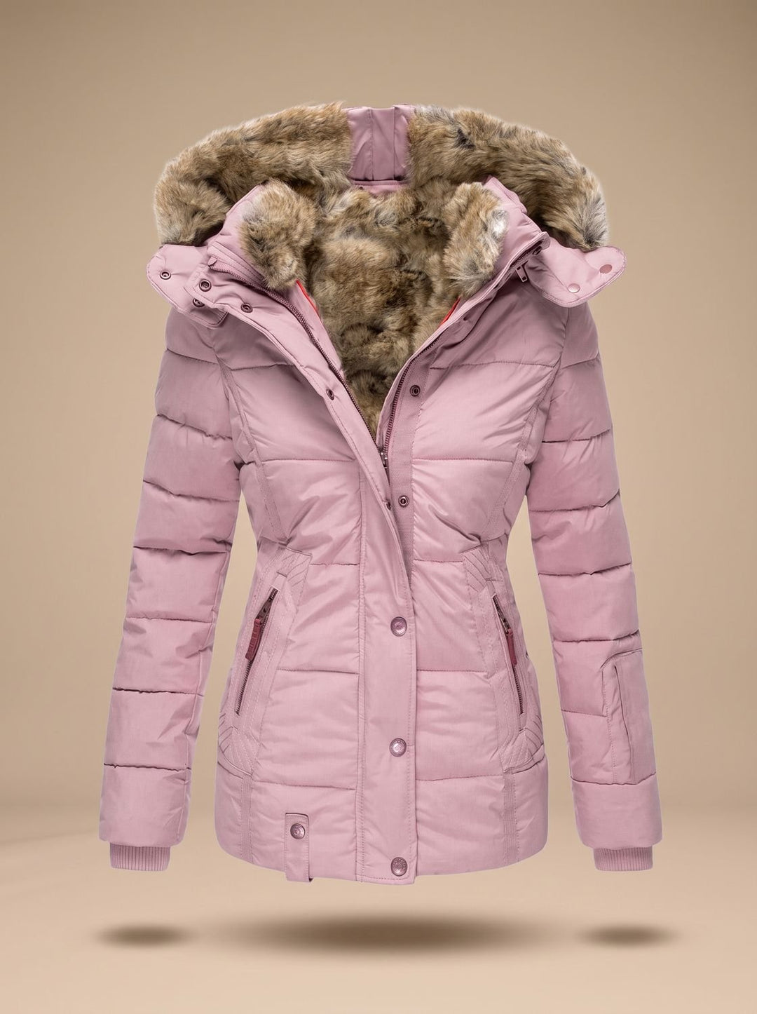 Teresa | Cozy Quilted Hooded Winter Puffer Jacket