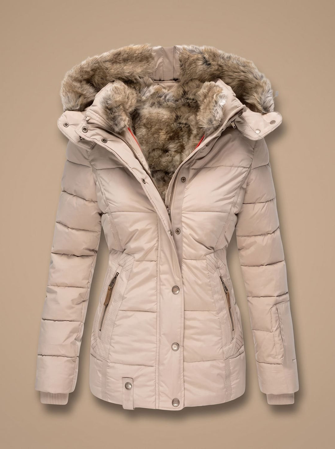 Teresa | Cozy Quilted Hooded Winter Puffer Jacket