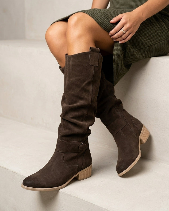 Teresa | Graceful Slouchy Knee High Boots