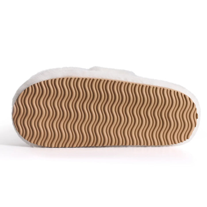 Teresa | Polished Cozy Faux Fur Slide Slippers