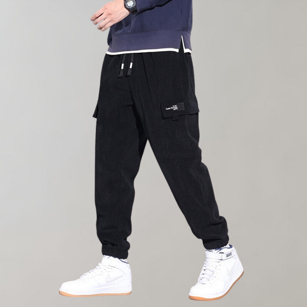 Terry | Cozy Relaxed Fit Jogger Cargo Pants