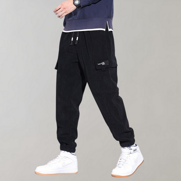 Terry | Cozy Relaxed Fit Jogger Cargo Pants