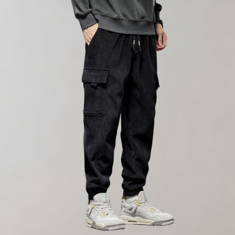 Terry | Cozy Relaxed Fit Jogger Cargo Pants