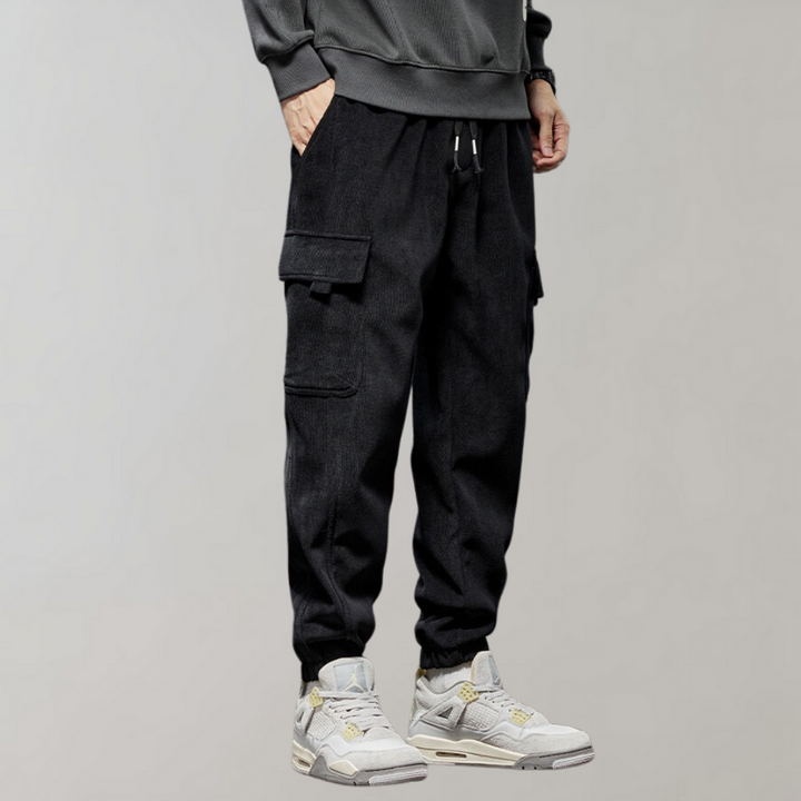Terry | Cozy Relaxed Fit Jogger Cargo Pants