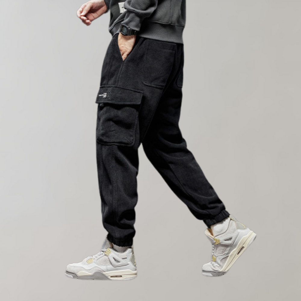 Terry | Cozy Relaxed Fit Jogger Cargo Pants
