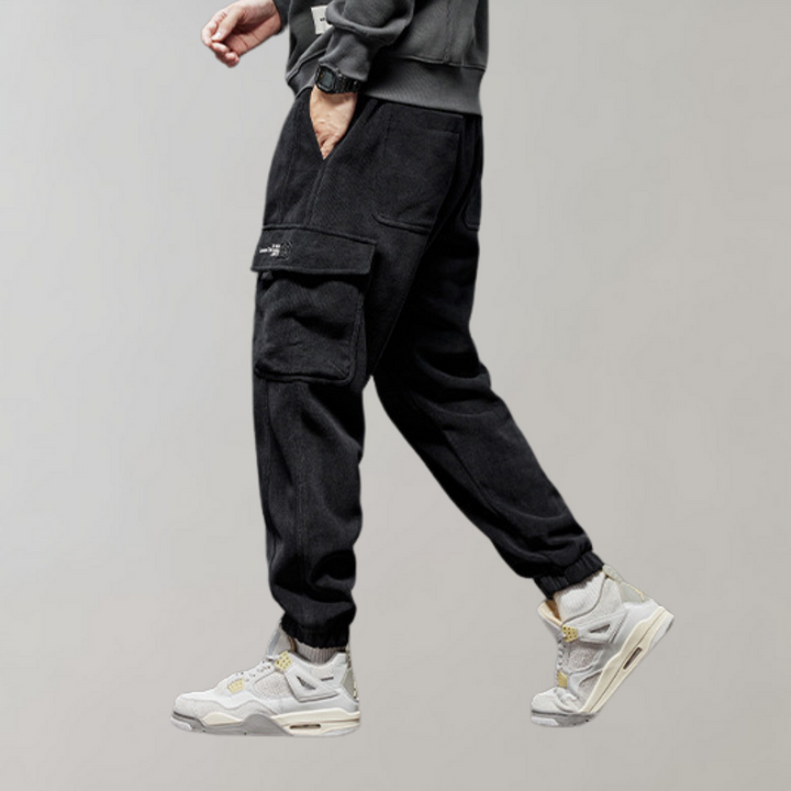Terry | Cozy Relaxed Fit Jogger Cargo Pants